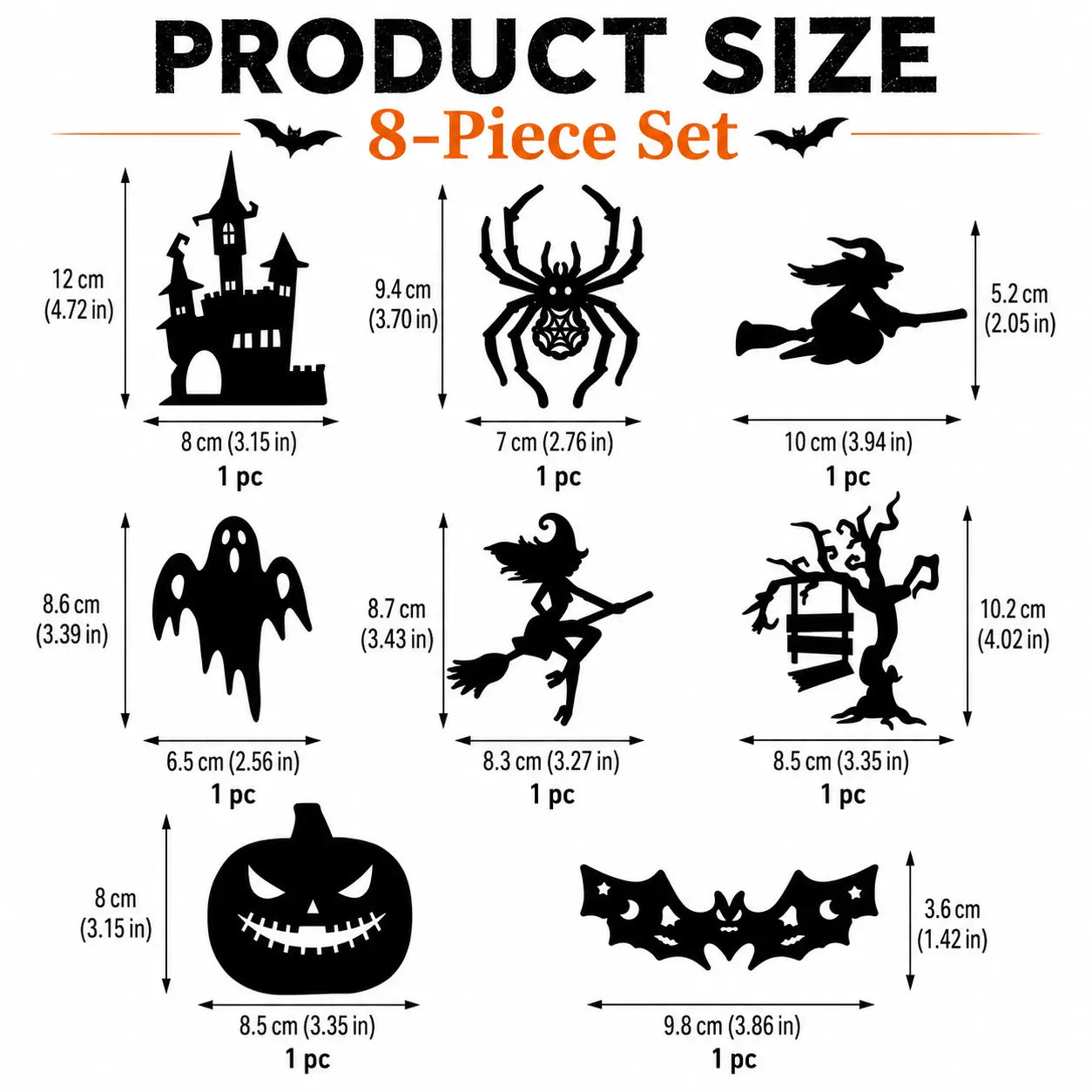 🔥LAST DAY 49% OFF🎃Halloween LED Silhouette Wall Light Stickers