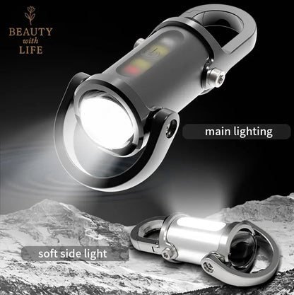 ⚡Hot Sales 49% OFF🔥🔦Rechargeable Mini Keychain Flashlight - 1200 Lumens EDC Light