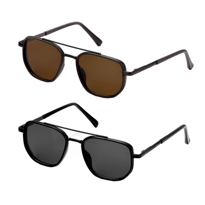 🎁Promotion 49% OFF😎 Fashion Geometric Double-Beam Sunglasses