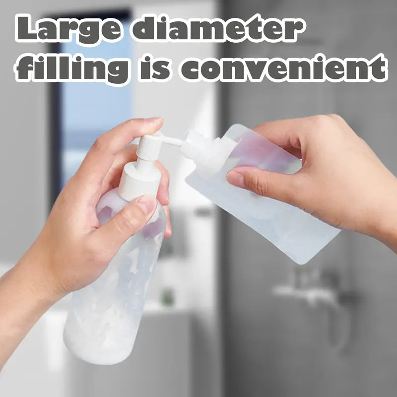 🔥Limited-time 49% off🔥✈️50ml Travel Liquid Pouches Leak Proof PET Squeeze Bags