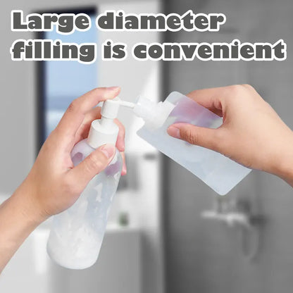 🔥Limited-time 49% off🔥✈️50ml Travel Liquid Pouches Leak Proof PET Squeeze Bags