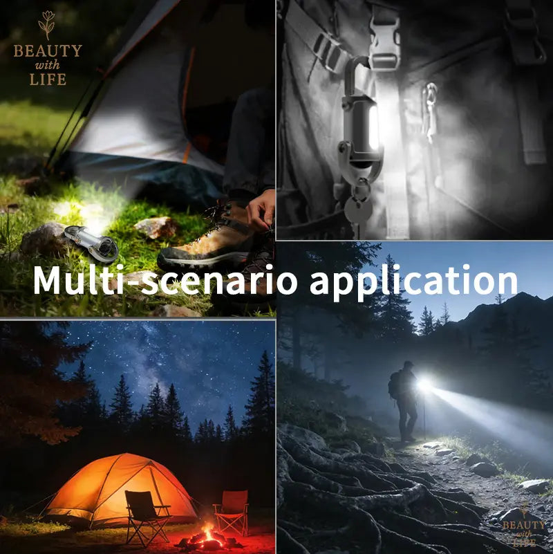 ⚡Hot Sales 49% OFF🔥🔦Rechargeable Mini Keychain Flashlight - 1200 Lumens EDC Light