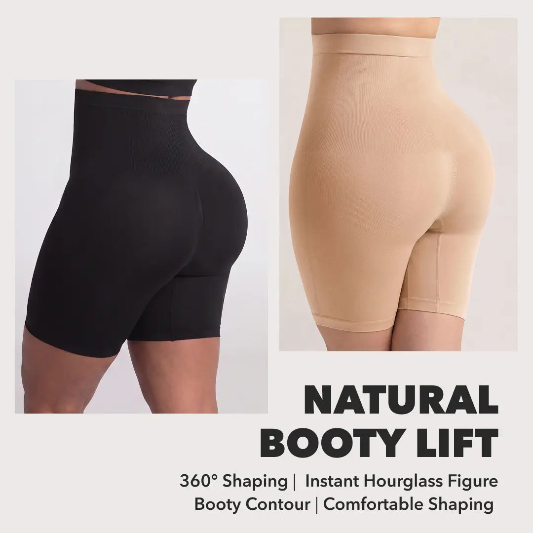 🔥High-Waisted Seamless Shapewear Shorts Anti-Roll