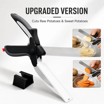 2 in 1 Kitchen Scissors for Food, 9.6 in Cutter