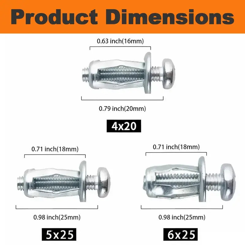 🔥 49% OFF LIMITED-TIME DEAL | 🔩 Petal Expansion Rivet Nut Set – 30/90PCS M4/M5/M6 Hollow Panel Threaded Anchors