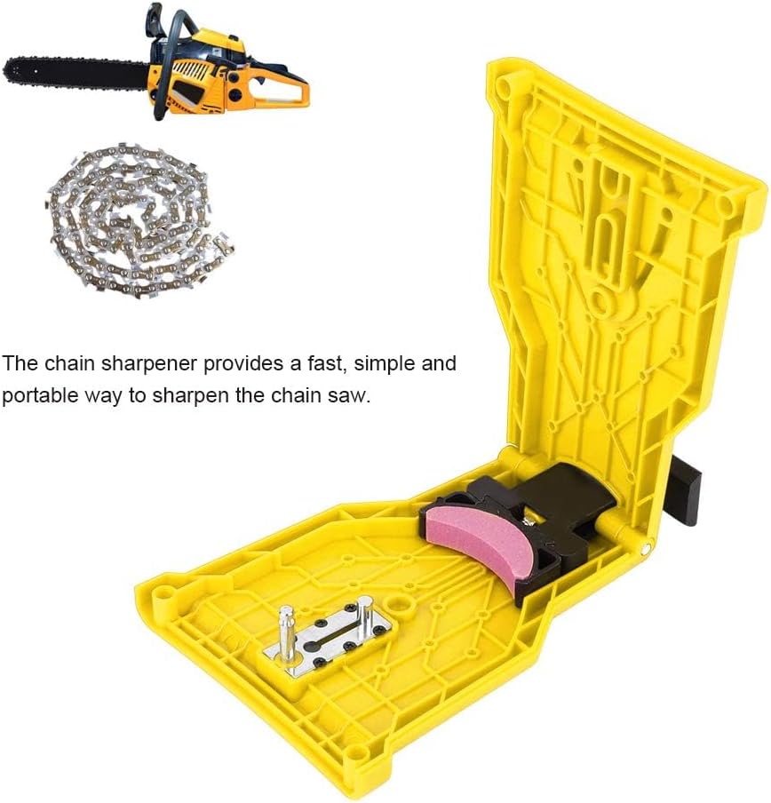 🪚Portable Teeth Chainsaw Sharpener, Proprietary Bar-Mount Chain Saw Fast Sharpening Tool