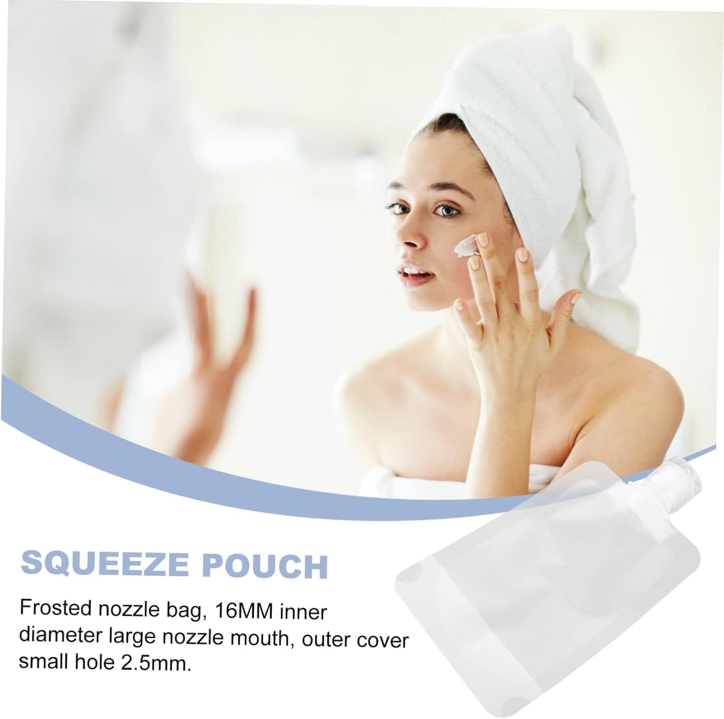 🔥Limited-time 49% off🔥✈️50ml Travel Liquid Pouches Leak Proof PET Squeeze Bags
