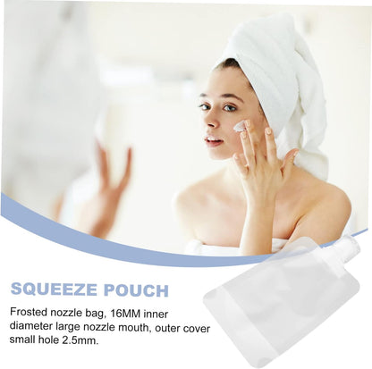 🔥Limited-time 49% off🔥✈️50ml Travel Liquid Pouches Leak Proof PET Squeeze Bags