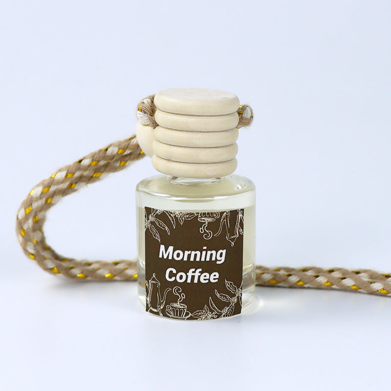🔥HOT SALES✨2PCS Mini Hanging Car Diffuse🍃Wooden Cap Air Freshener