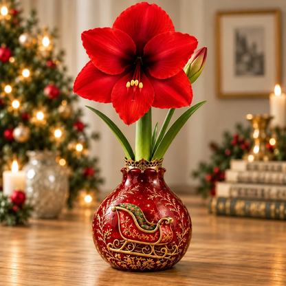 🔥 No Soil! No Water! Just Blooms! 🎄🌺 Watch These Holiday Waxed Amaryllis Bulbs Come to Life!