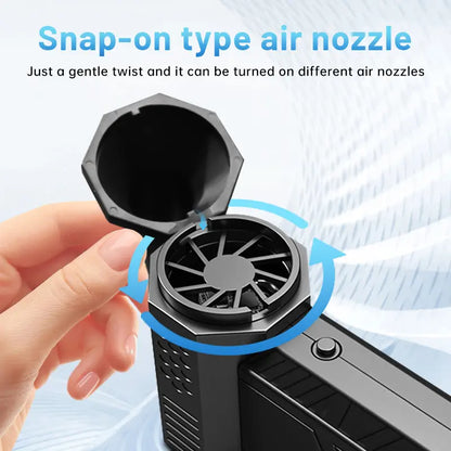 Powerful Turbo Mini Jet Fan - Rechargeable & Compact