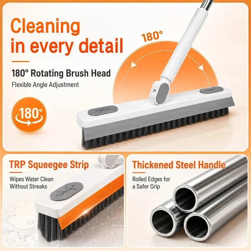 🔥LAST DAY 50% OFF🔥180° Rotating Gap Cleaning Tool - Extendable Adjustable No-Touch Cleaner for Windows, Sliding Doors, Narrow Spaces, Home Deep Cleaning
