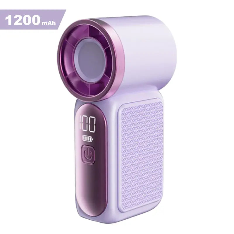 🥳2026 HOT SALE🥳💞50K+ SOLD!💨❄️ ! Turbo Handheld Fan – 16900 RPM, 6 speeds, LED display. 3000mAh battery, 10.7hrs cooling. Pocket‑sized power! 🌬️✨