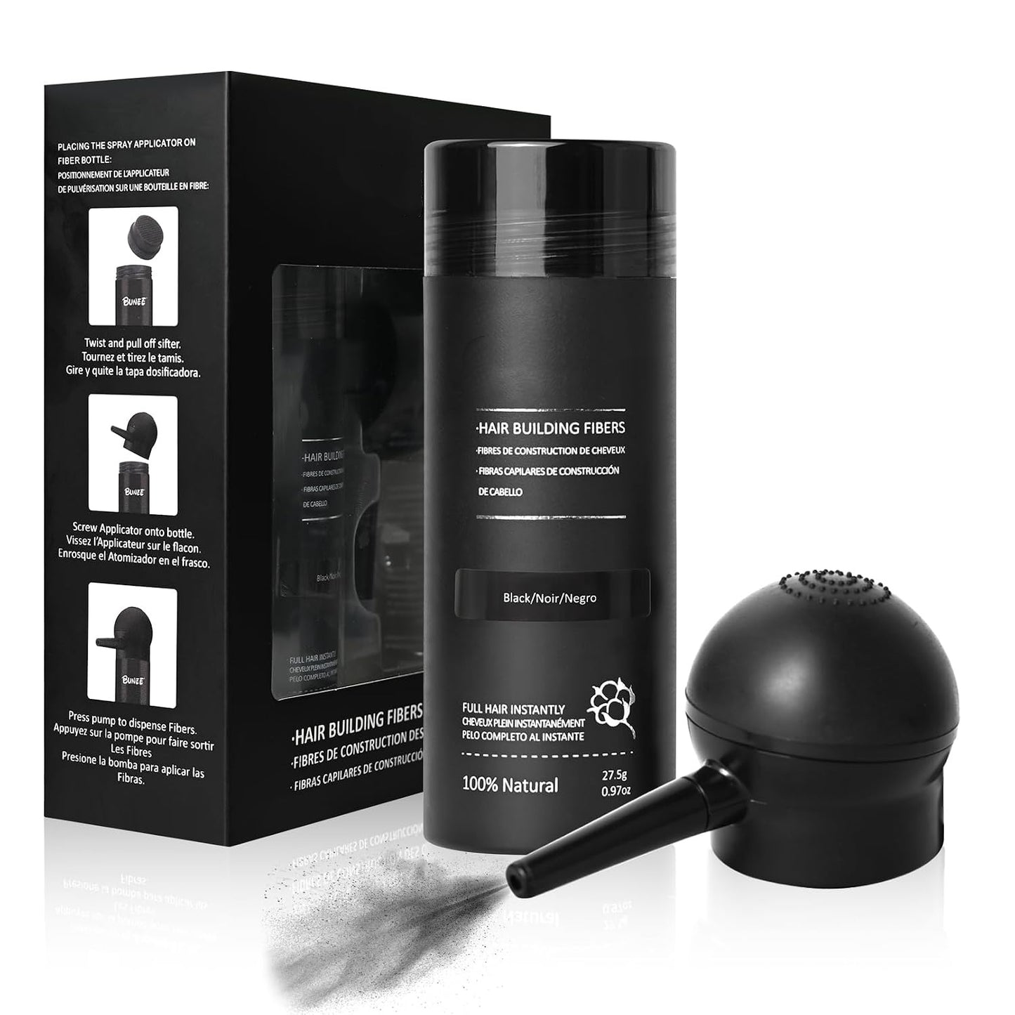 🔥 49% OFF Limited Time🔥Hair Building Fibers – Instant Thickness & Waterproof Design, No More Bald Spots