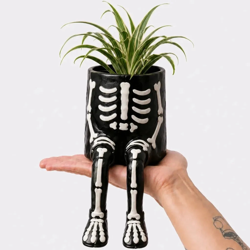 🎃 LIMITED TIME 49% OFF | Spooky Hanging Leg Resin Planter – Cute Halloween Succulent Pot For Home & Garden 👻