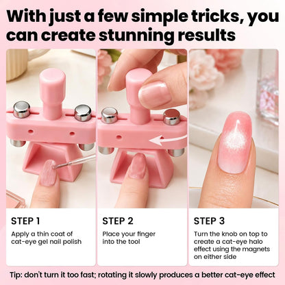 🔥 50% OFF Limited Time Offer – Viral Cat Eye Magnet Tool™ | Create Salon-Level 3D Magnetic Nails At Home