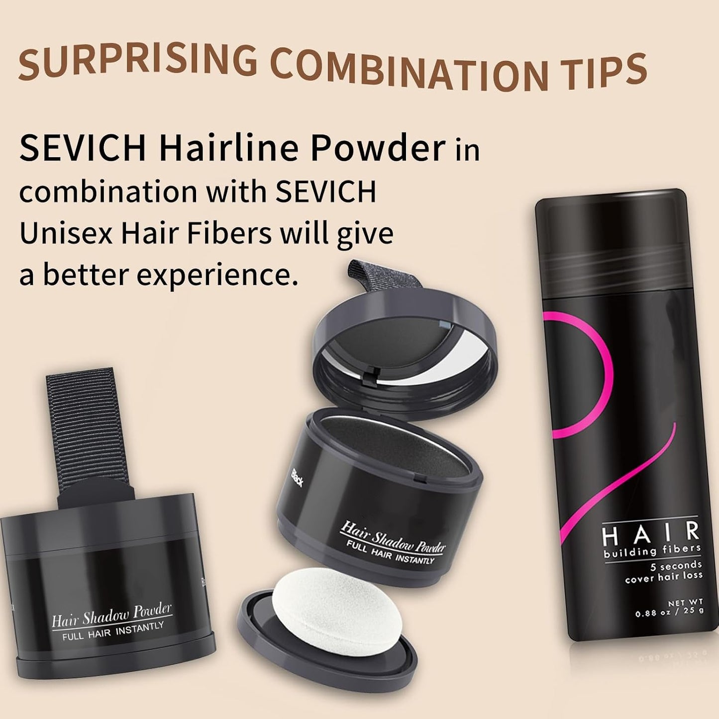 ✨Hairline Powder✨ Instant Concealer for Thinning Gray Hair, Windproof Sweatproof for Men & Women