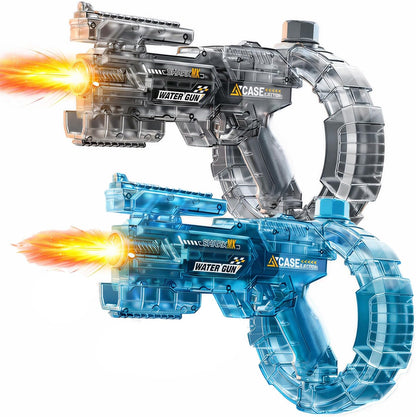 Rechargeable Electric Water Gun, LED Auto Water Blaster, 26FT Long Range Summer Pool Toy