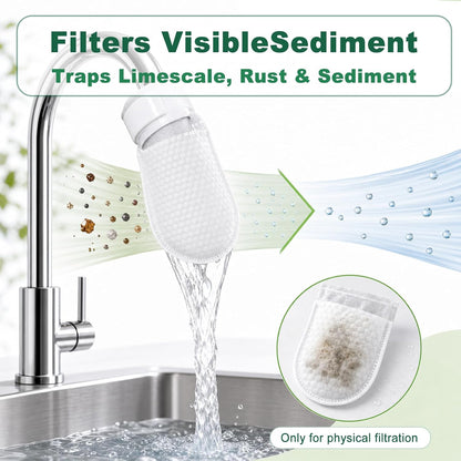 ⚡Hot Sales 49% OFF🔥-Cotton Faucet Filter Bags for Faucets Under 1" - Splash-Reducing Sediment Filter