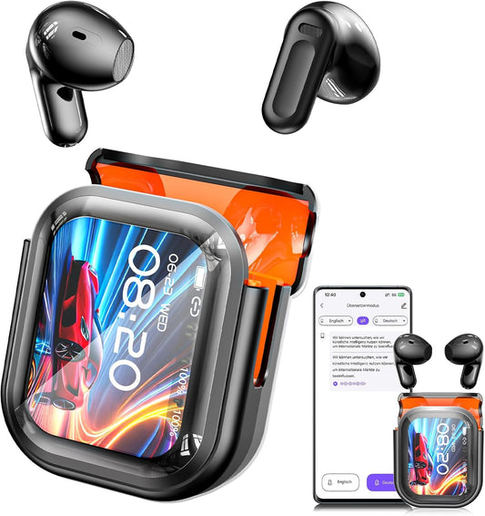 🔥LAST DAY 50% OFF🔥Bluetooth 6.0 Earphones LED Display High Fidelity Waterproof Wireless Earphones | Suitable for Office, Sports, Study and Audio Calls | Built-in Microphone | Earphones