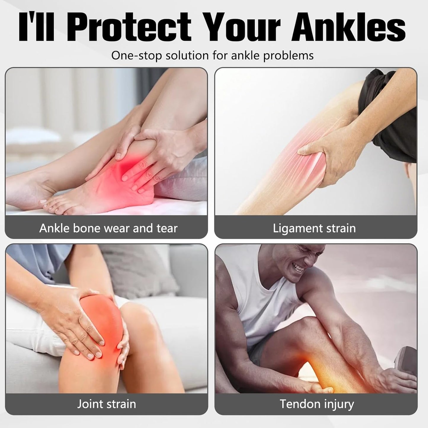 A breathable ankle support strap, ankle brace, or sports ankle support strap.