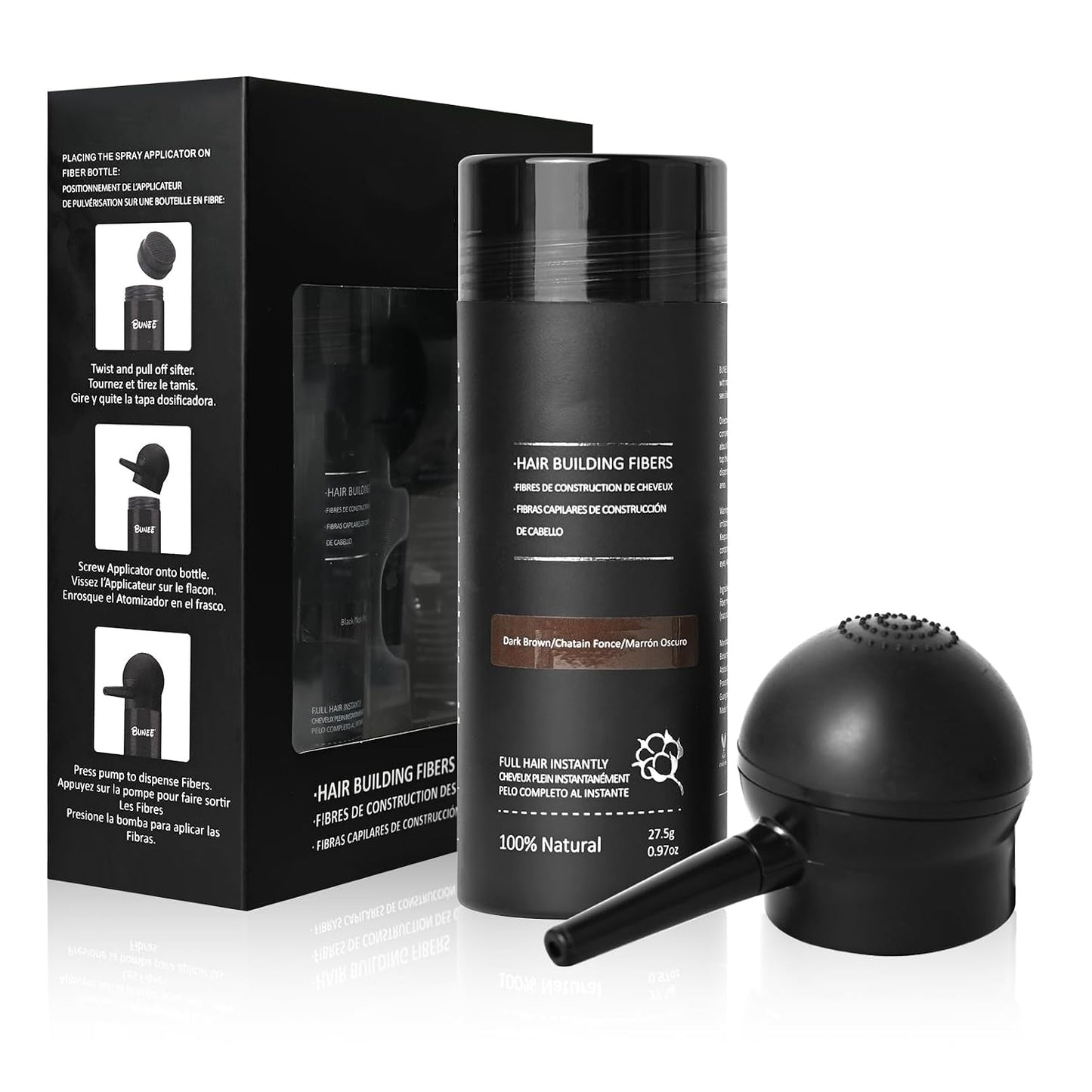 🔥 49% OFF Limited Time🔥Hair Building Fibers – Instant Thickness & Waterproof Design, No More Bald Spots