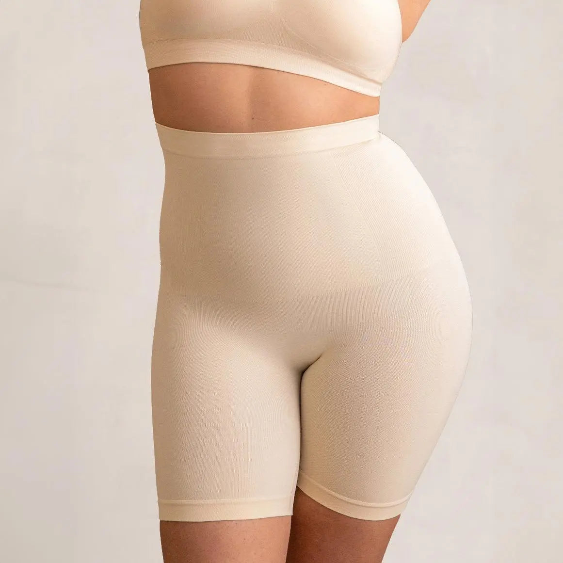 🔥High-Waisted Seamless Shapewear Shorts Anti-Roll