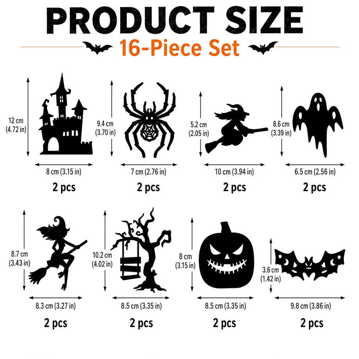 🔥LAST DAY 49% OFF🎃Halloween LED Silhouette Wall Light Stickers