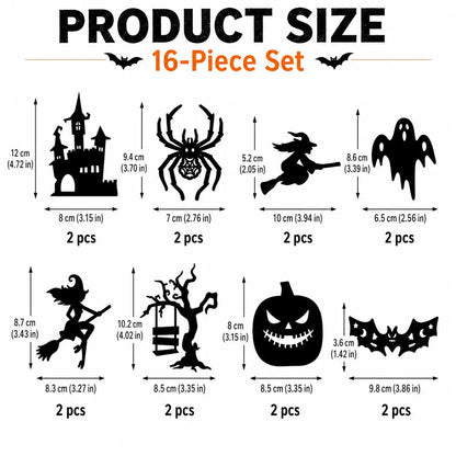 🔥LAST DAY 49% OFF🎃Halloween LED Silhouette Wall Light Stickers