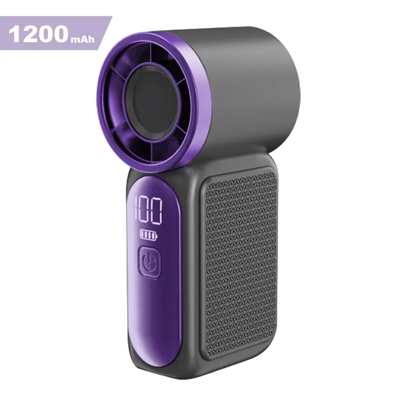 🥳2026 HOT SALE🥳💞50K+ SOLD!💨❄️ ! Turbo Handheld Fan – 16900 RPM, 6 speeds, LED display. 3000mAh battery, 10.7hrs cooling. Pocket‑sized power! 🌬️✨