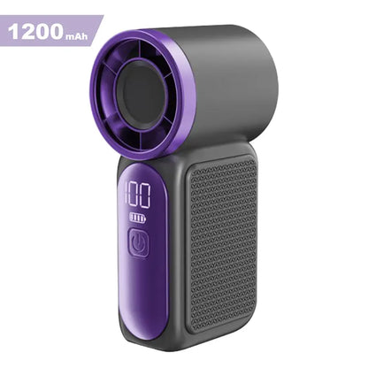 🥳2026 HOT SALE🥳💞50K+ SOLD!💨❄️ ! Turbo Handheld Fan – 16900 RPM, 6 speeds, LED display. 3000mAh battery, 10.7hrs cooling. Pocket‑sized power! 🌬️✨