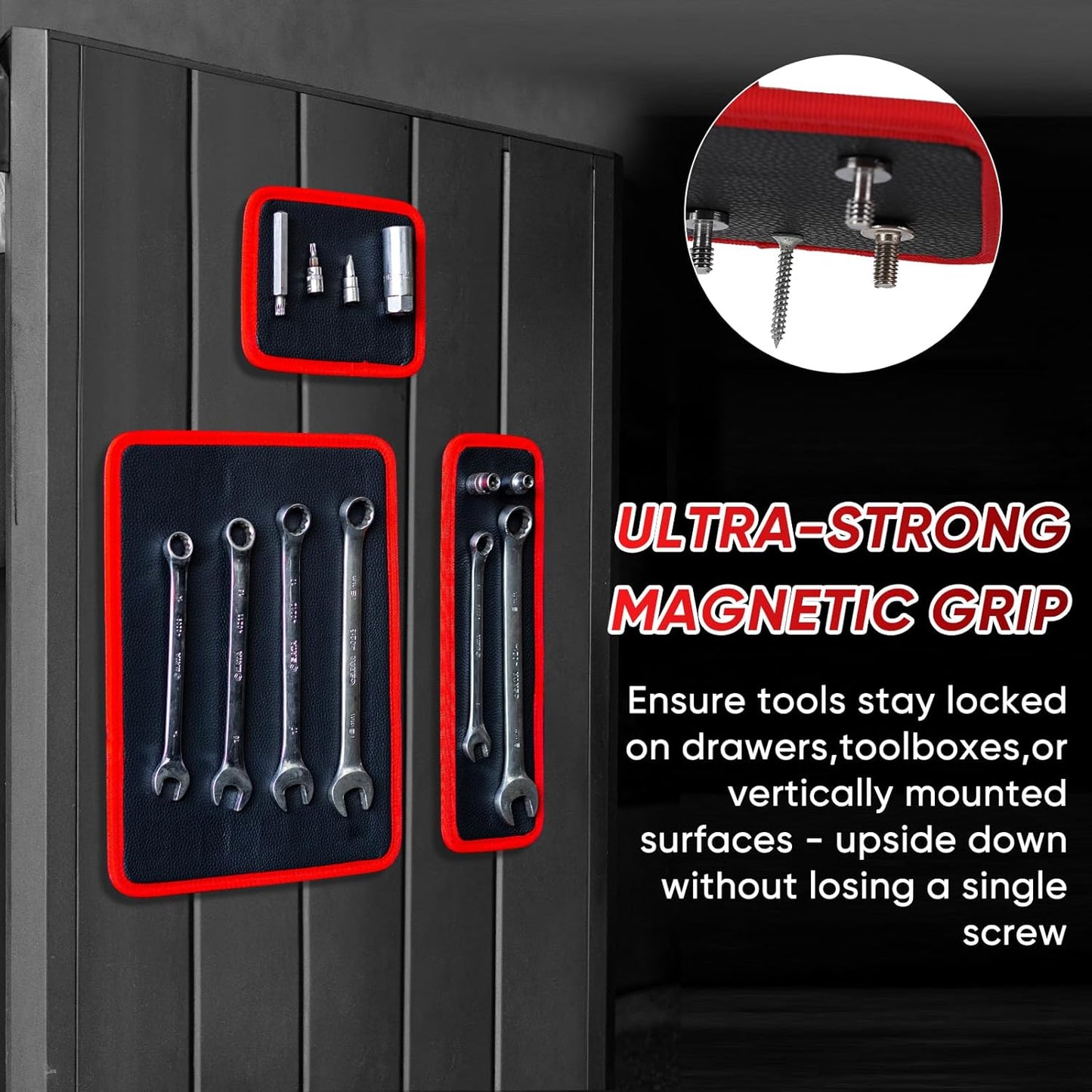 🔥3PC Flexible Magnetic Tool Mat & Tray Holder
