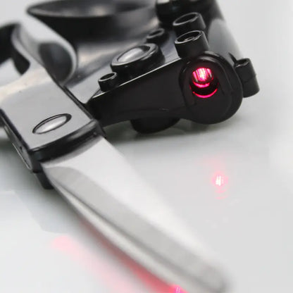 ✂️ Laser Guided Scissors – Precision Cutting Tool for Sewing, Crafts & DIY Projects