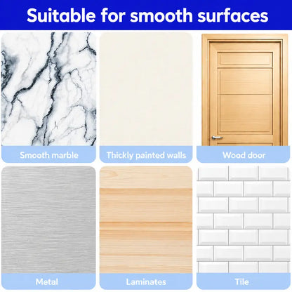 🔥49% OFF💪Drill‑Free Self‑Adhesive Wall Hooks｜Heavy‑Duty Waterproof Sticky Hooks