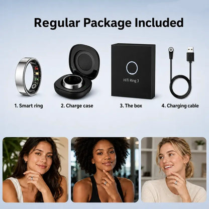 Smart Ring - Wellness Tracker with Heart Rate & Sleep Insights