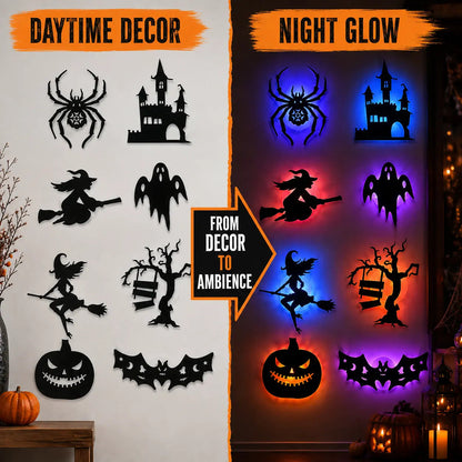 🔥LAST DAY 49% OFF🎃Halloween LED Silhouette Wall Light Stickers