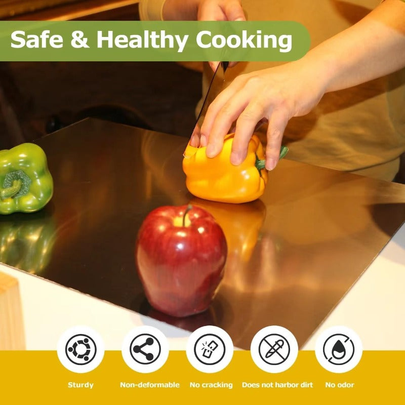 Stainless Steel Cutting Board, Hygienic & Easy to Clean