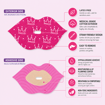 👄Hydrating & Moisturizing Mouth Tape For Sleep | Stop Snoring & Hydrate Lips Overnight