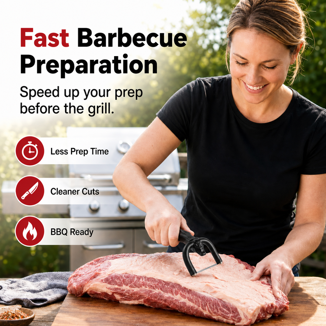 🔥 49% OFF Limited Time🥩 Handheld Fat Trimmer for Beef & Pork BBQ Prep