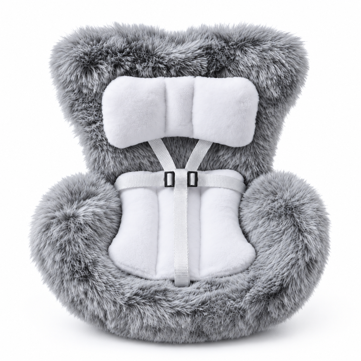 🐹 Mini Hamster Car Seat – Cute Fluffy Car Vent Holder & Doll Display Chair
