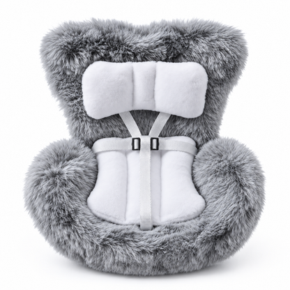 🐹 Mini Hamster Car Seat – Cute Fluffy Car Vent Holder & Doll Display Chair