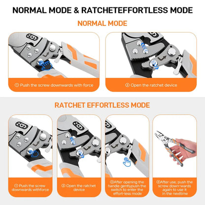 🔥 49% OFF — Heavy-Duty Self-Locking Ratchet Pliers 🔧💪