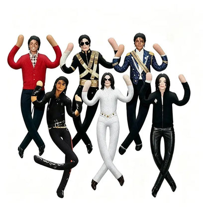 🤣So fun！🕺Michael Jackson Role-Playing Prop Doll, Plush Toy, Room Decor, Abstract Jointed Figure