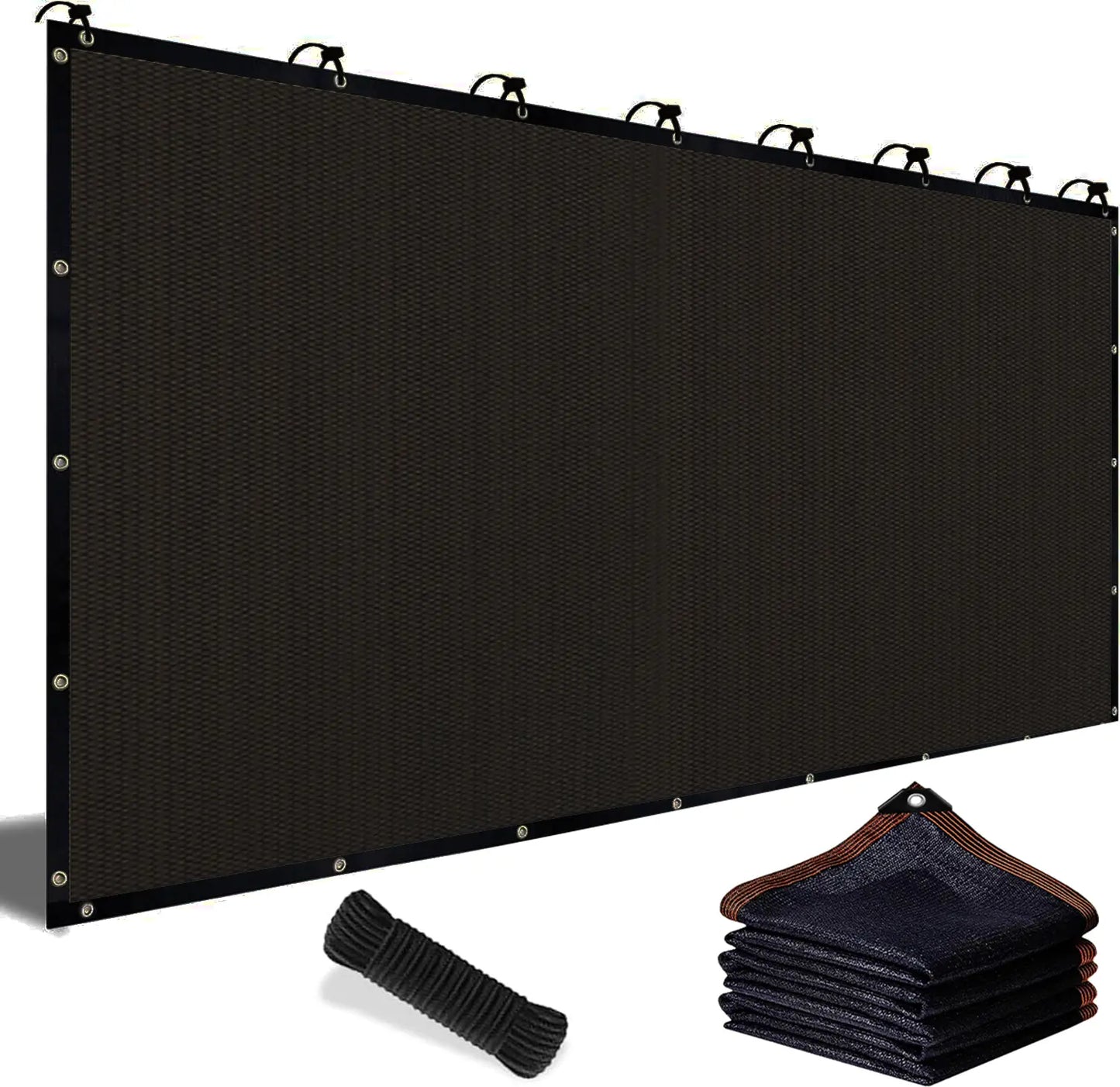 90% Blackout Cloth - 10x13ft UV-Resistant Shade Net