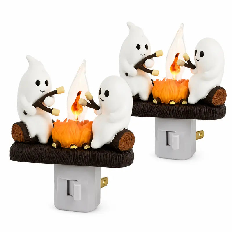 🔥👻 Plug In the Cutest Halloween Glow — Adorable Ghost Outlet Night Light 🎃✨
