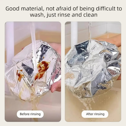 🔥49% OFF - Reusable Food Container Aluminum Foil Heat-Retaining Cover👋♻️