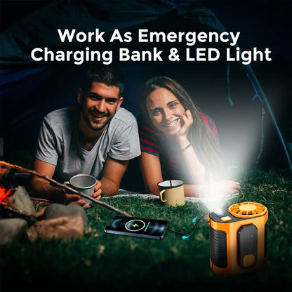 Upgrade Portable Waist Clip Fan - 10 Speeds, Rechargeable