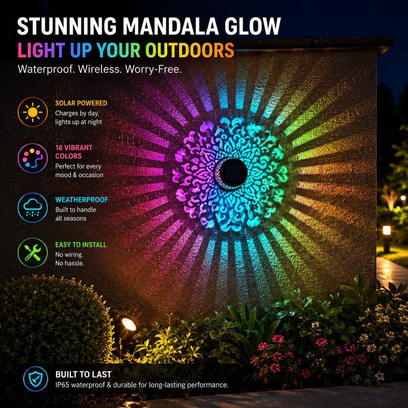 💡2026 New Solar Mandala Lights