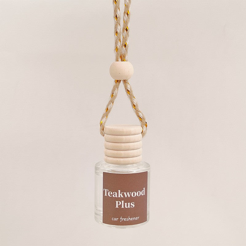 🔥HOT SALES✨2PCS Mini Hanging Car Diffuse🍃Wooden Cap Air Freshener