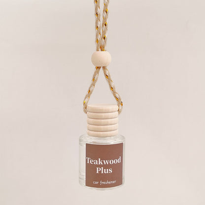 🔥HOT SALES✨2PCS Mini Hanging Car Diffuse🍃Wooden Cap Air Freshener